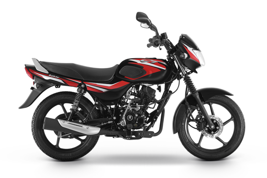 Bajaj ct125 rojo negro